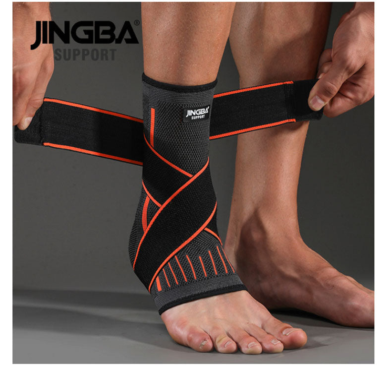 1pair Knitted Ankle Support Compression Nylon Sport Foot Protector